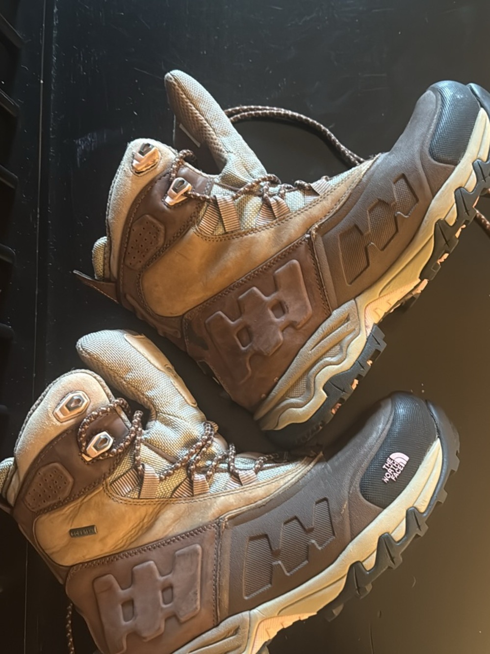 The North Face Brown women's Waterproof Hiking Boots